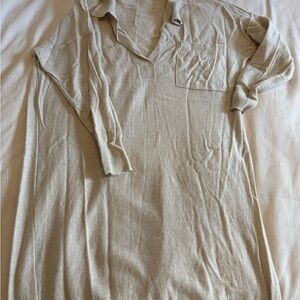 Free People Beige Midi Dress